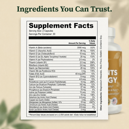 OMYO™ GLP-1 Nutrients & Energy