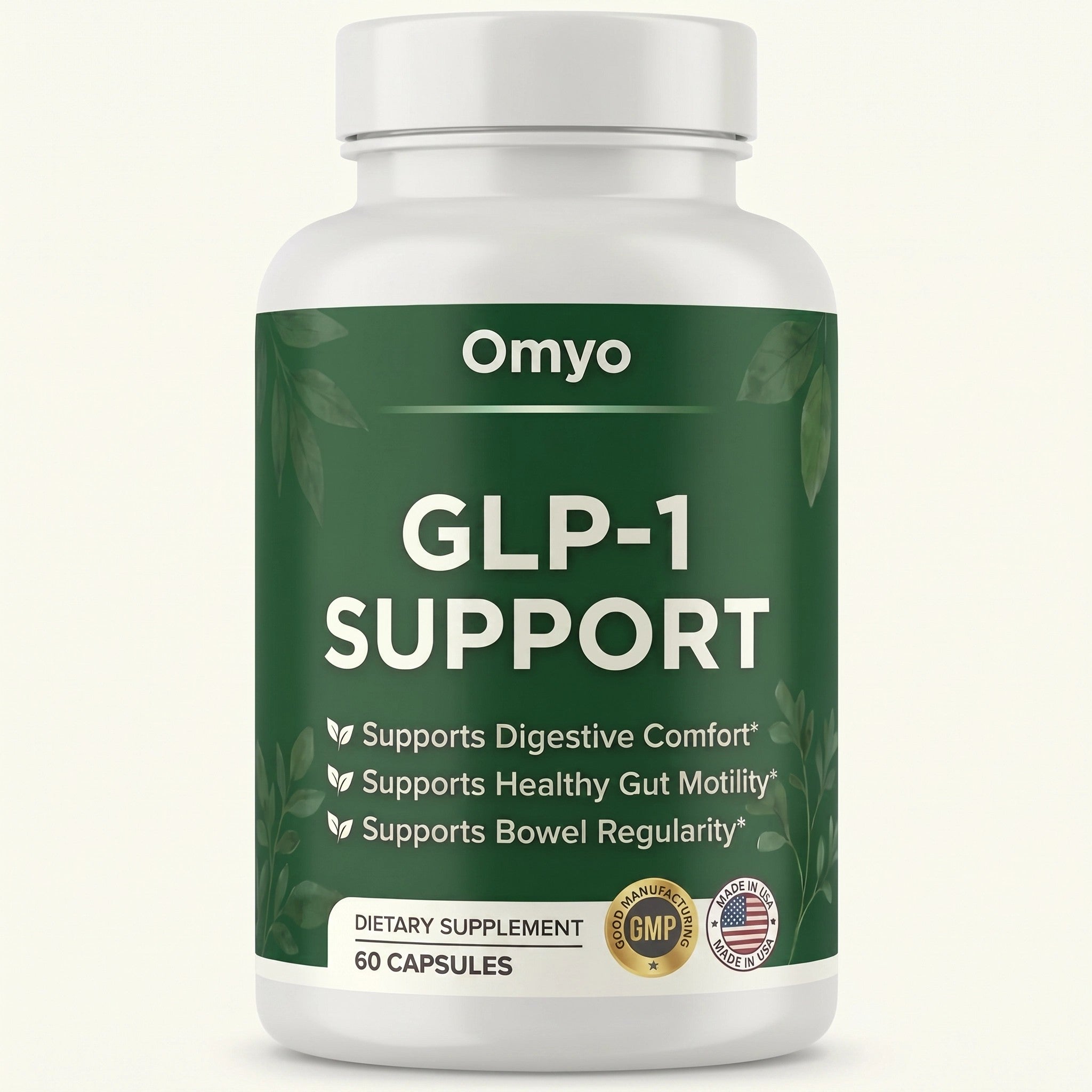 Omyo GLP-1 Digestive Support supplement bottle